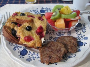 Red, White & Blueberry French Toast